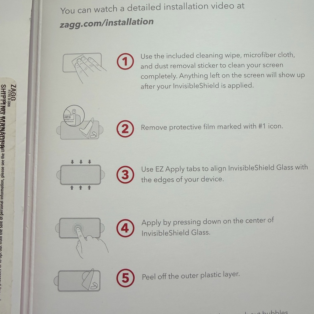 InvisibleShield Screen Protector - Picture 4 of 4